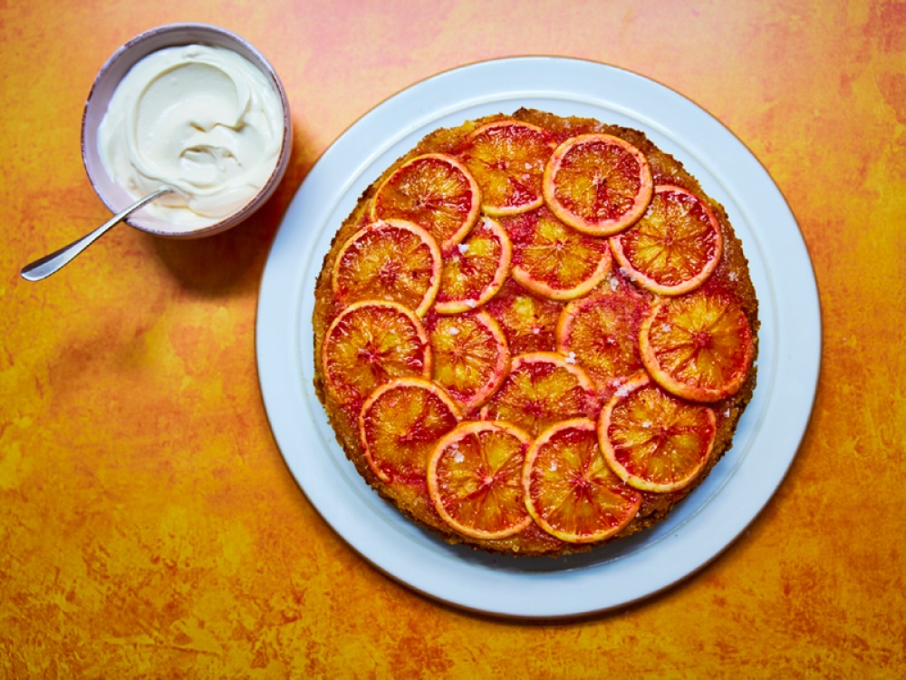 Blood Orange Olive Oil Cake Living North